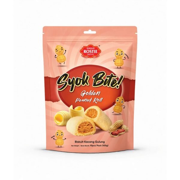 Golden Peanut Crunch Rolls 60g